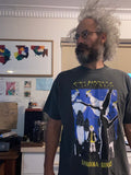fire morels banana bird tee